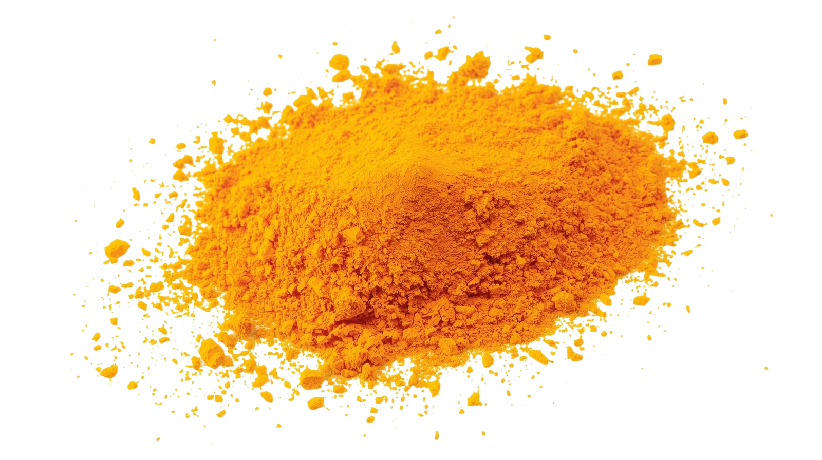 Coenzyme Q10 powder on a white background